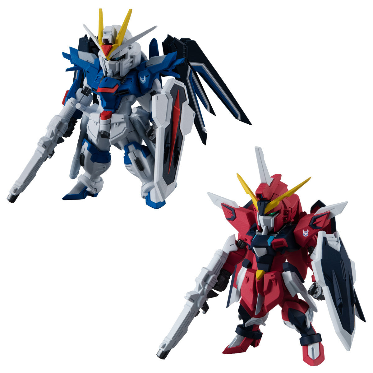 Bandai FW Fusion Works Gundam Converge SEED Freedom Revive (Rising & Immortal) Action Figure 2-Pack Set - Perfect for Gundam Collectors & Anime Fans Display