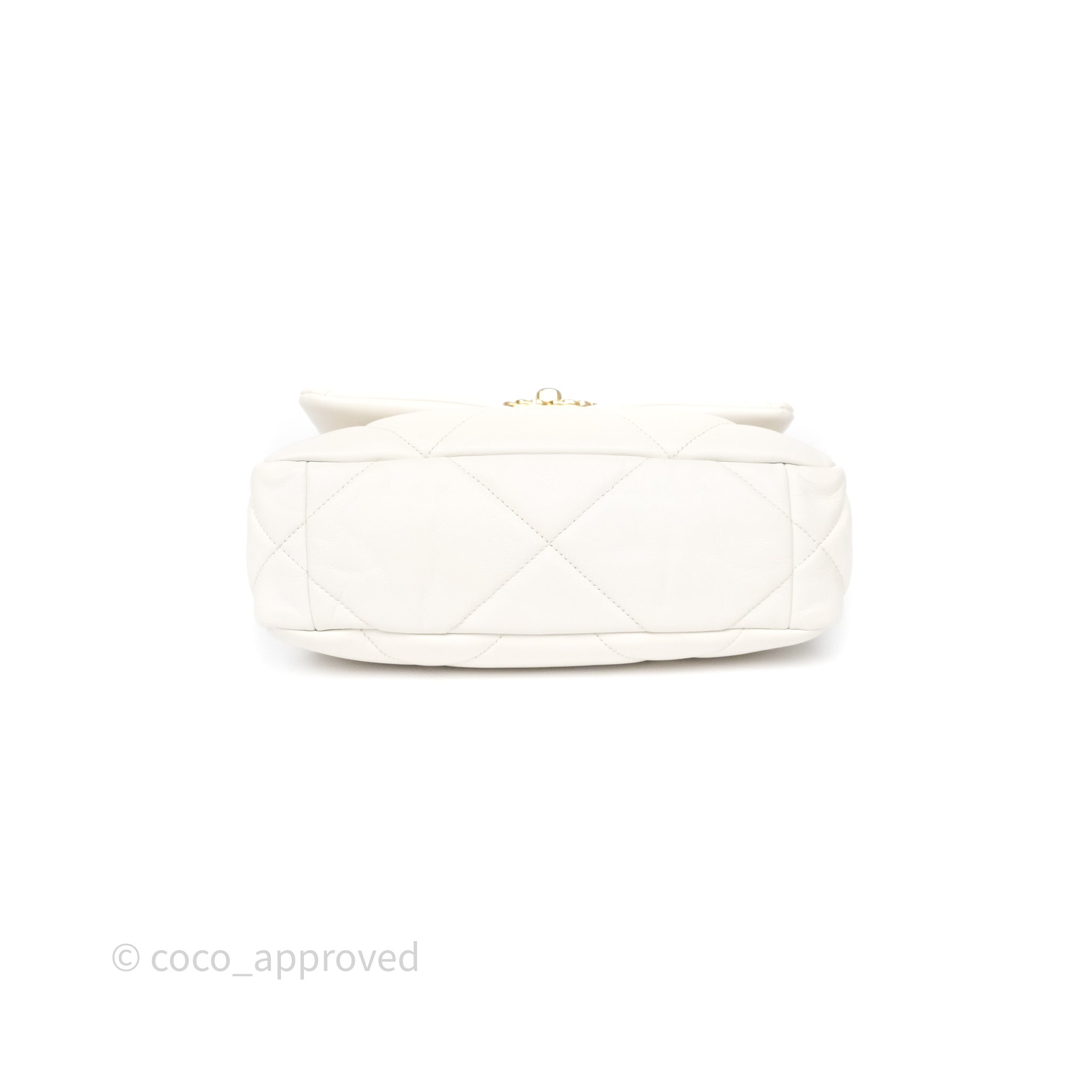 Chanel 19 Small Handbag in Ivory with Mixed Hardware - Luxury Designer Crossbody Bag for Women, Perfect for Date Night & Special Occasions