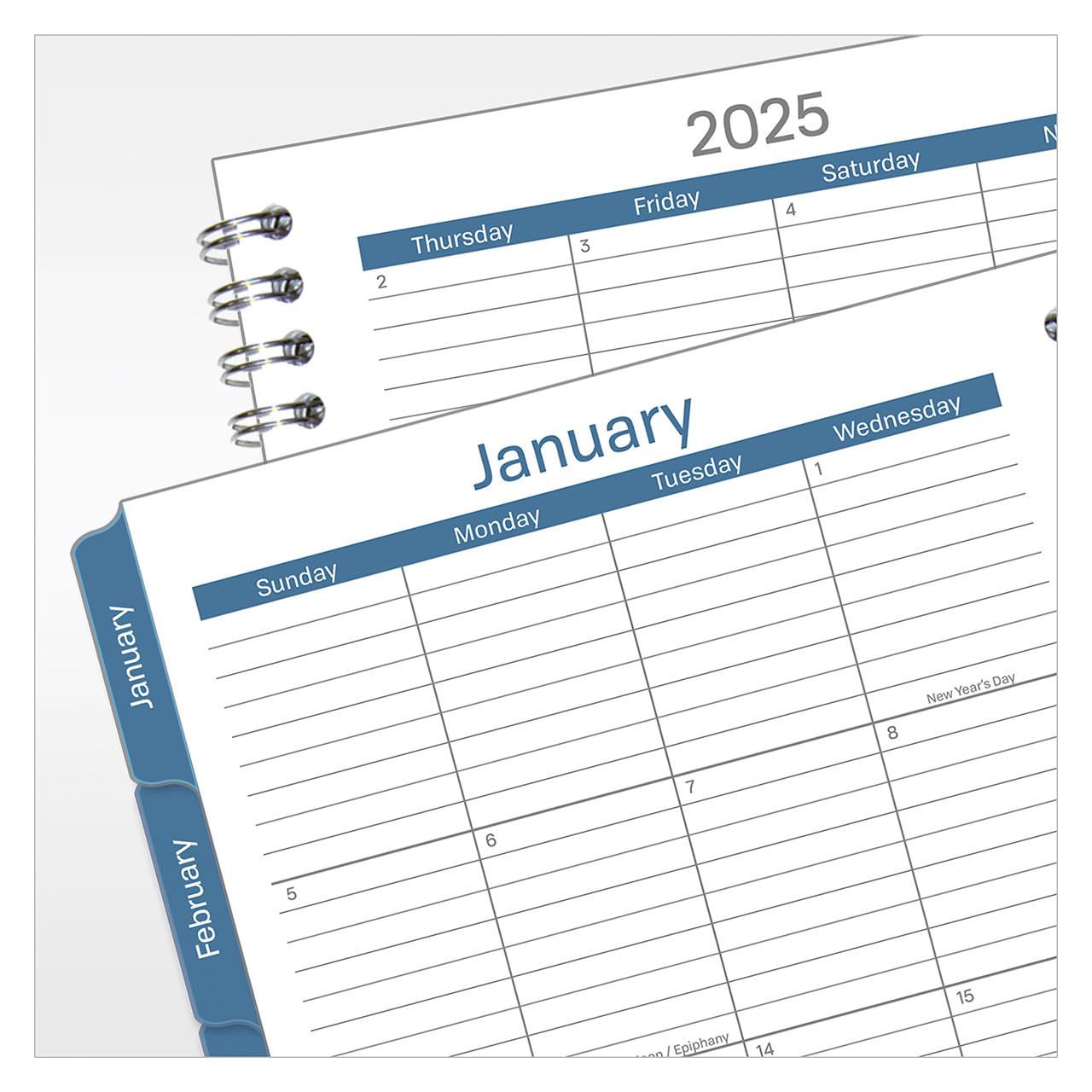 FranklinCovey Leadership Planner 2025 - 6 Month Wire-Bound Notebook (January to June) for Professionals & Students - Perfect for Goal Setting, Time Management & Productivity Tracking