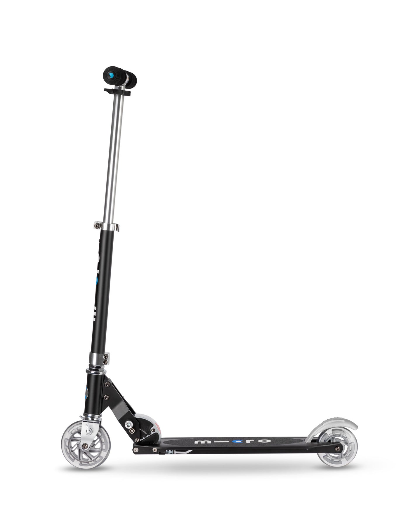 Micro Sprite Kids Scooter - Lightweight Aluminum Kick Scooter for Boys & Girls Ages 5-12 | Foldable & Adjustable Height | Smooth Ride for Commuting, Park Fun & Neighborhood Adventures (Black)