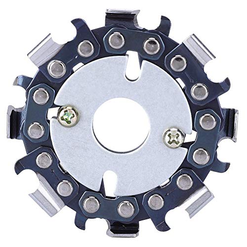 2.5 Inch 8-Teeth Alloy Steel Angle Grinder Chain Disc - Wood Carving & Cutting Tool for 4-4.5 Inch Grinders - Perfect for Woodworking, DIY Projects, Furniture Making & Home Renovation