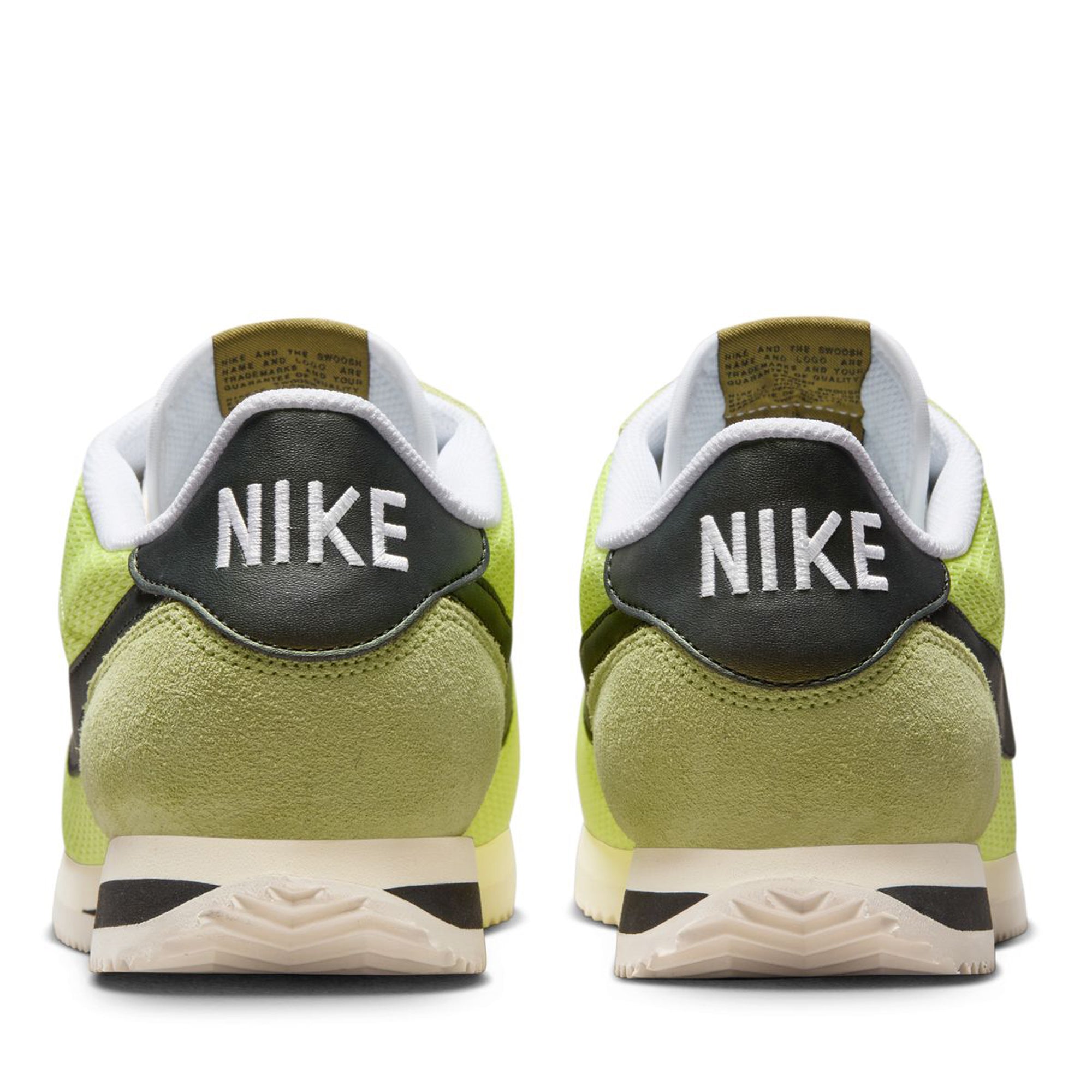 Nike Cortez Textile Sneakers - Light Lemon Twist/Black - Classic Running Shoes for Men & Women - Perfect for Jogging, Gym Workouts & Casual Wear