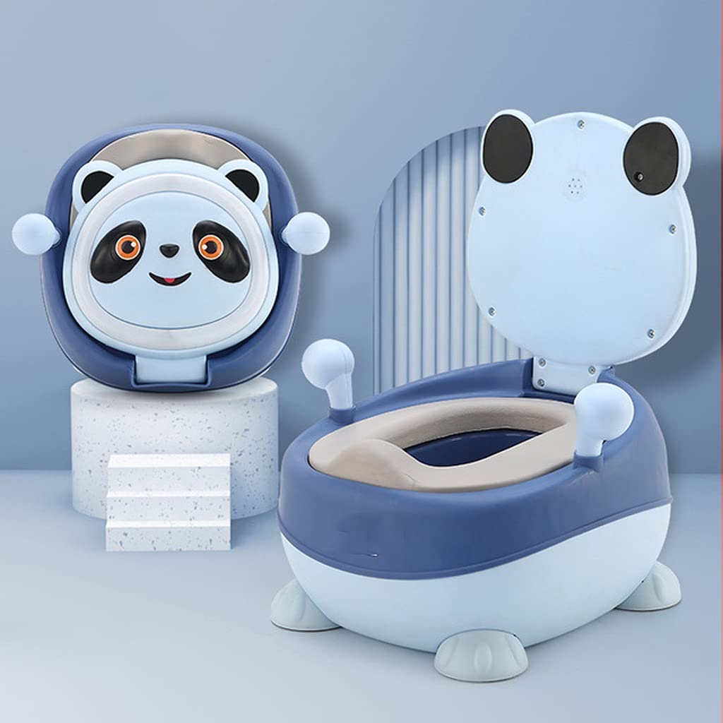 WPYYI Portable Baby Potty Training Seat for Toddlers - Adjustable Kids Toilet Chair for Boys & Girls, Non-Slip Design, Easy Clean (Blue) - Perfect for Home, Travel & Car Use