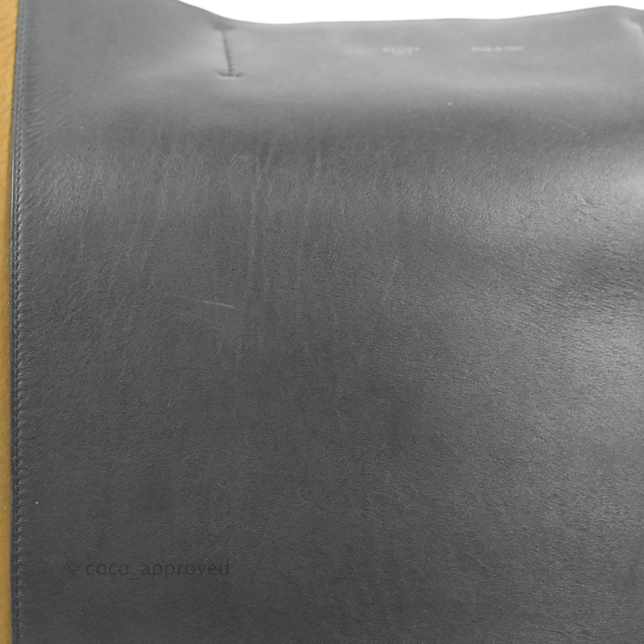 Celine Large Cabas Phantom Tote Bag in Brown Suede & Black Calfskin Leather - Perfect for Work, Travel & Everyday Luxury