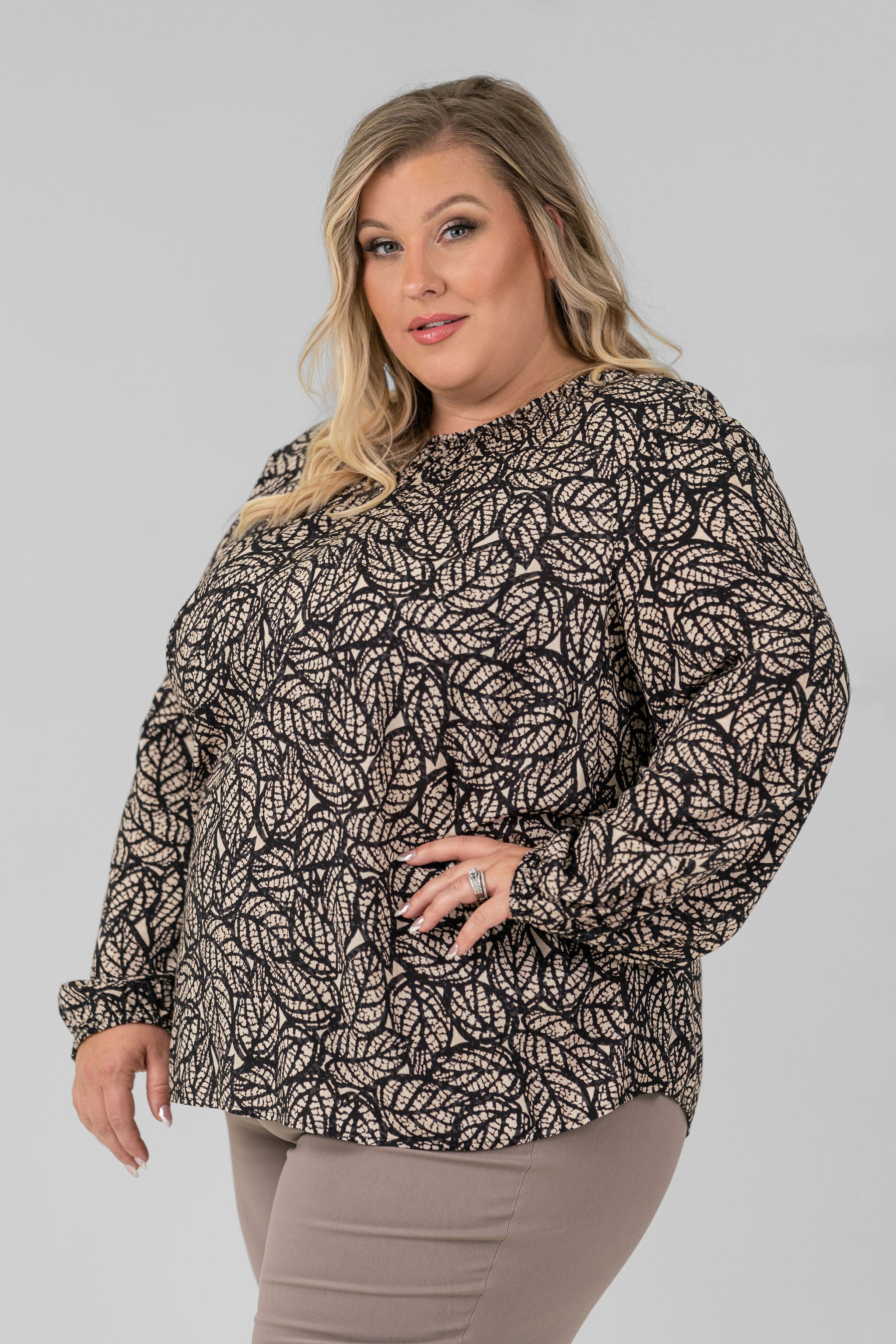 Lacey Leaves Top - Floral Lace Blouse for Women, Elegant Boho Chic Tops, Perfect for Casual Outings, Dates, and Summer Vacations