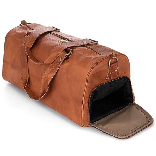 Brown with Shoe Compartment