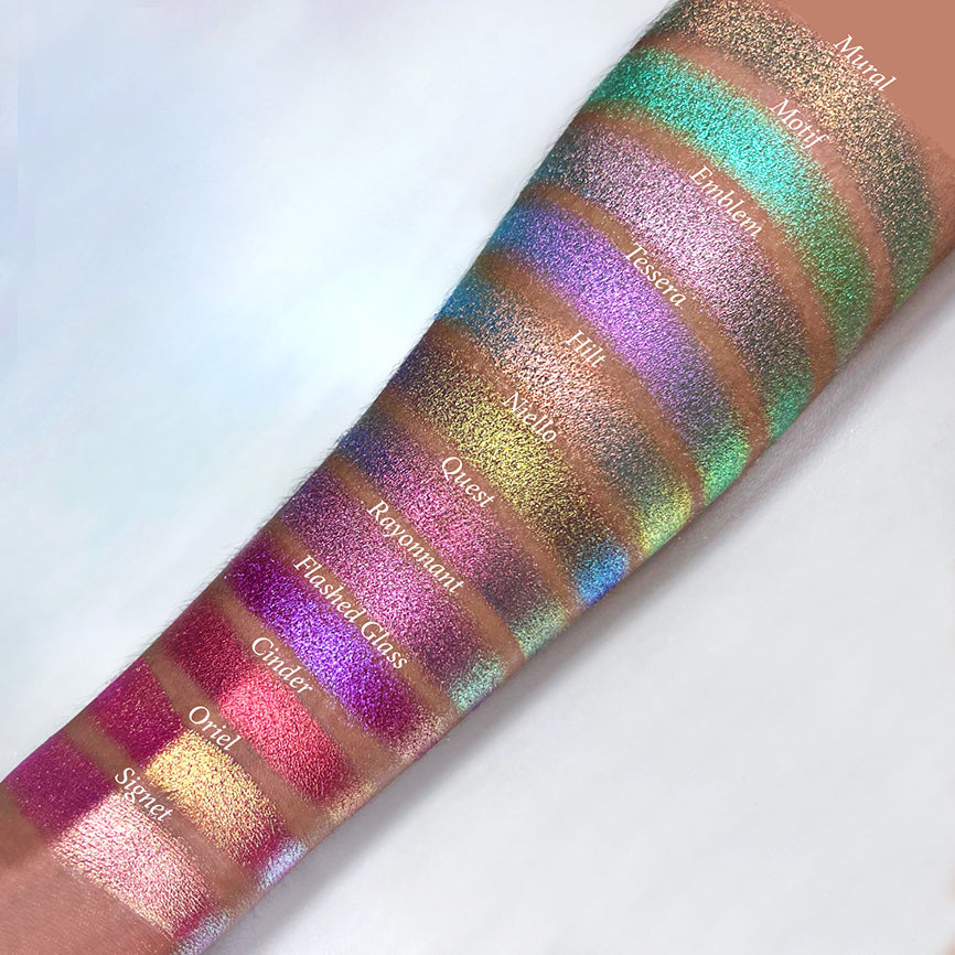Flashed Glass Electric Multichrome Pigment - Vibrant Color Changing Powder for DIY Crafts, Nail Art, Resin Projects & Cosmetics