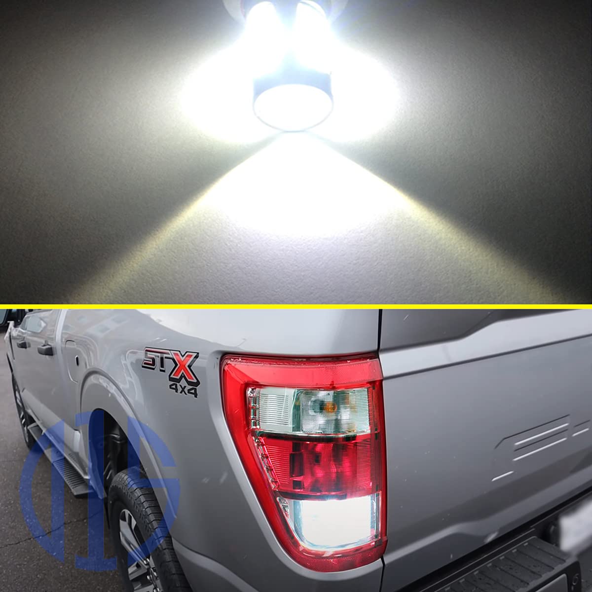 WT21W 4527 LED Bulbs 6000K White - Super Bright 3600LM Reverse Light Backup Lamp for 2021-2024 Ford F150 F250 Bronco Maverick - Error Free Plug & Play Installation (Pack of 2) - Perfect for Night Driving & Parking Assistance