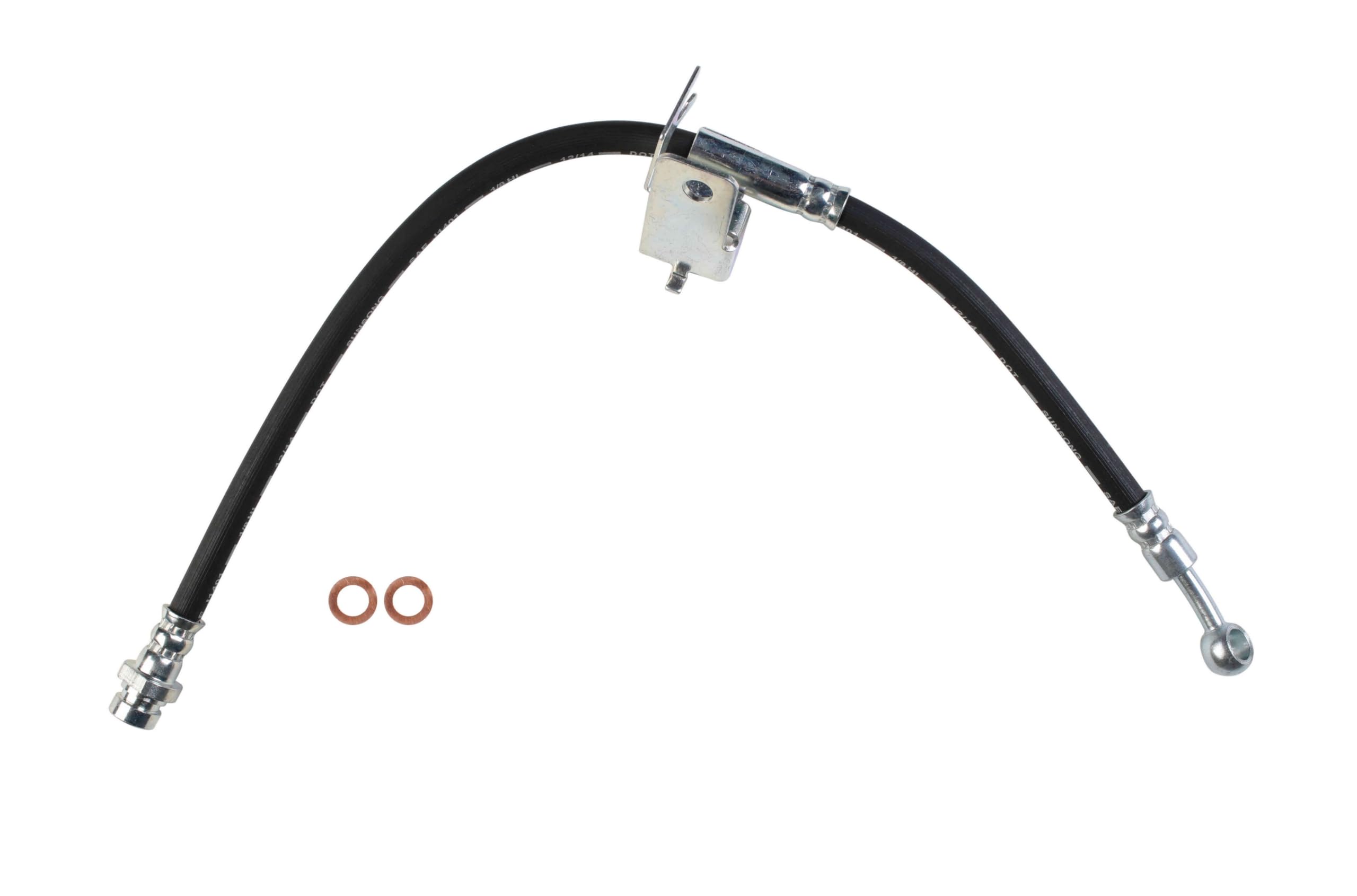 Sunsong 2204879 Brake Hydraulic Hose - High Performance Replacement for Cars & Trucks - Durable DOT Approved Brake Line - Perfect for Off-Roading, Towing & Daily Commuting