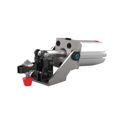 De-Sta-Co 802-U Pneumatic Clamp - 200 lb Holding Capacity Heavy Duty Steel Clamp for Industrial Use | 80 psi Air Pressure | Perfect for Manufacturing, Woodworking & Metalworking Applications