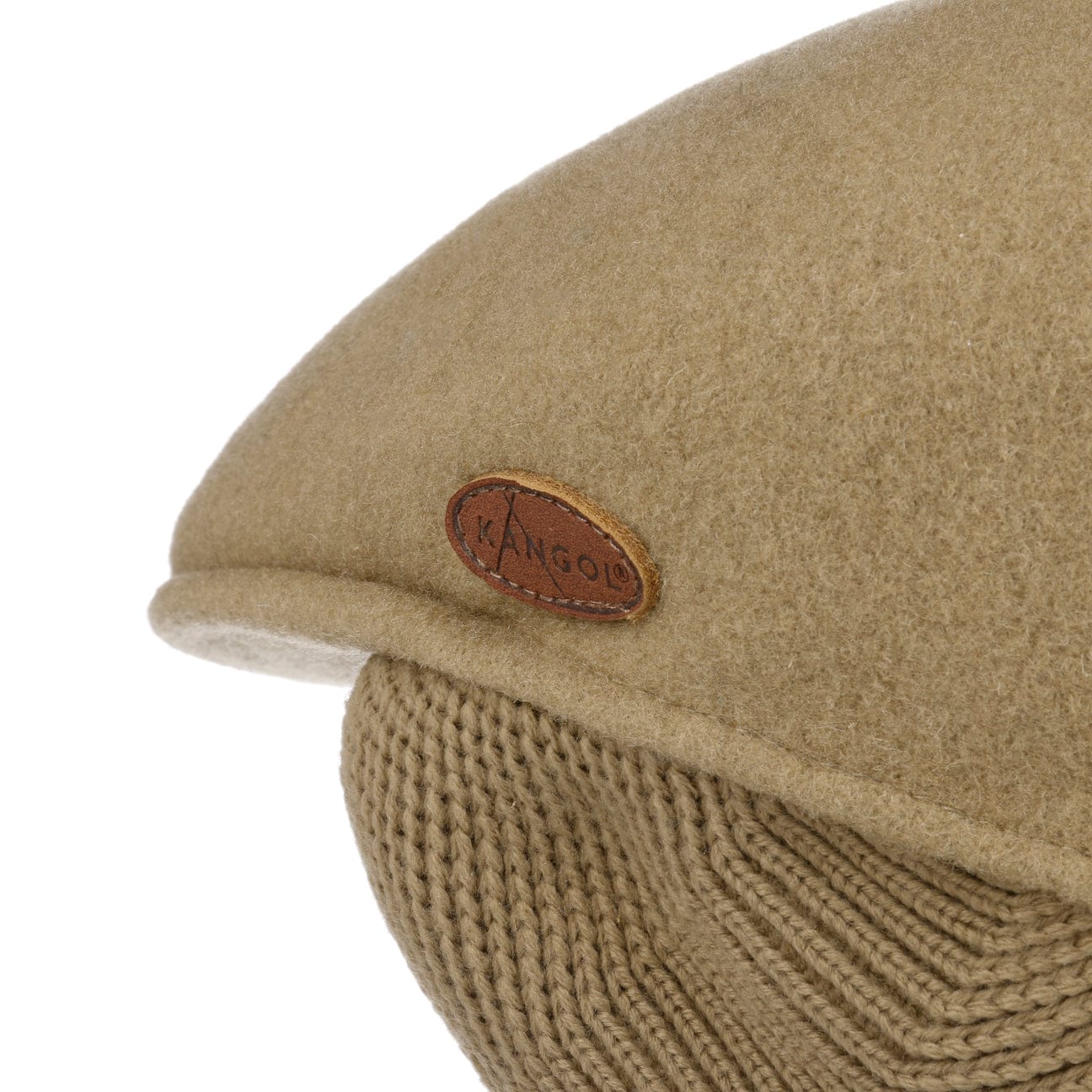 Kangol 504 Flat Cap with Ear Flaps - Winter Wool Hat for Men & Women - Perfect for Outdoor Activities, Hiking, and Cold Weather Fashion