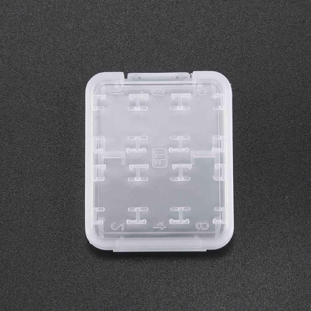 Liovitor 5X Plastic SD/SDHC/TF Memory Card Storage Case - Waterproof Card Holder Box Protector for Cameras, Drones & Electronics - Organize Memory Cards Safely for Travel, Photography & Data Backup