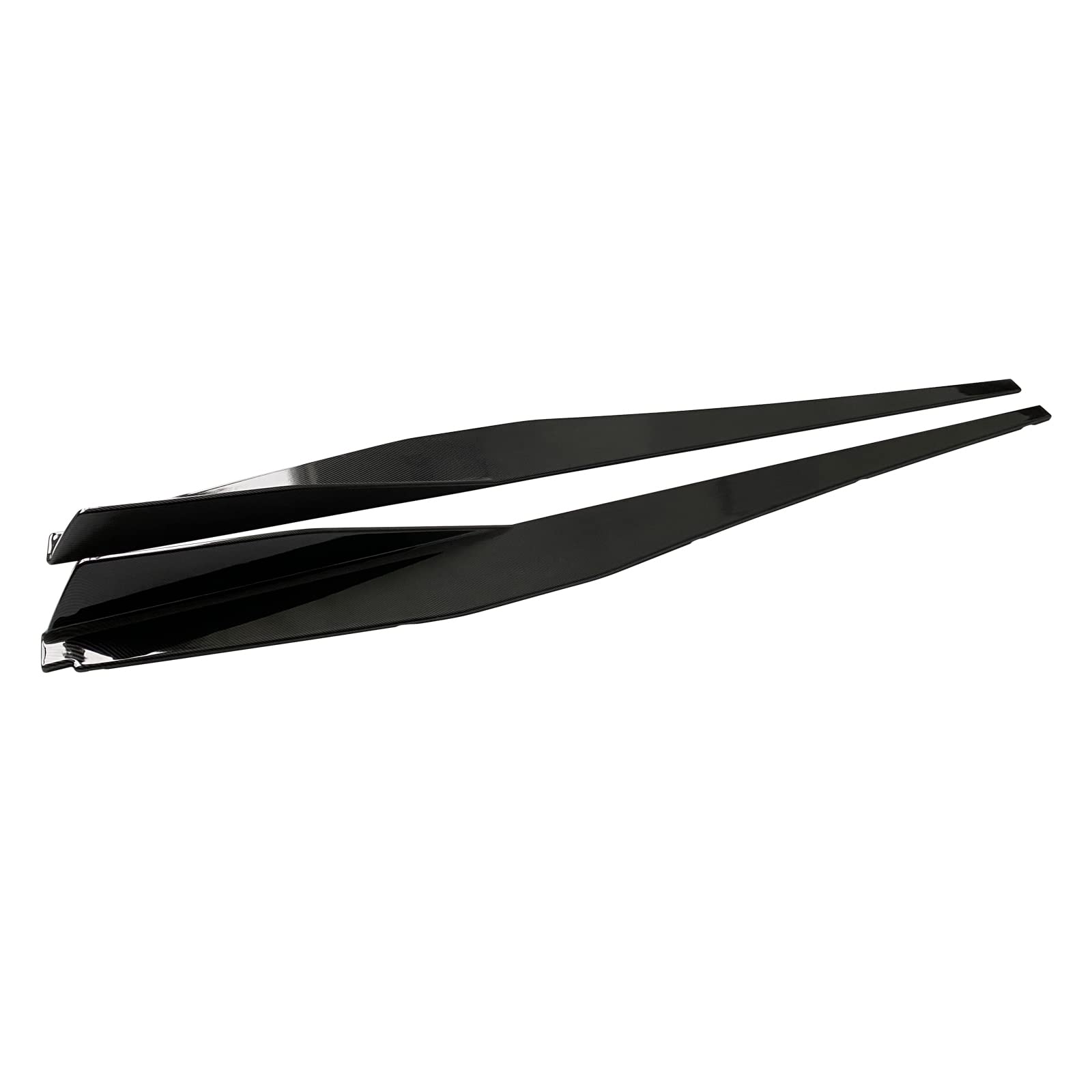NINTE Carbon Fiber Side Skirts for 2020-2023 Chevy Corvette C8 Coupe | 5VM Style Rocker Panel Extensions | Enhance Sporty Look & Vehicle Protection (Perfect for Racing, Car Shows & Daily Driving)