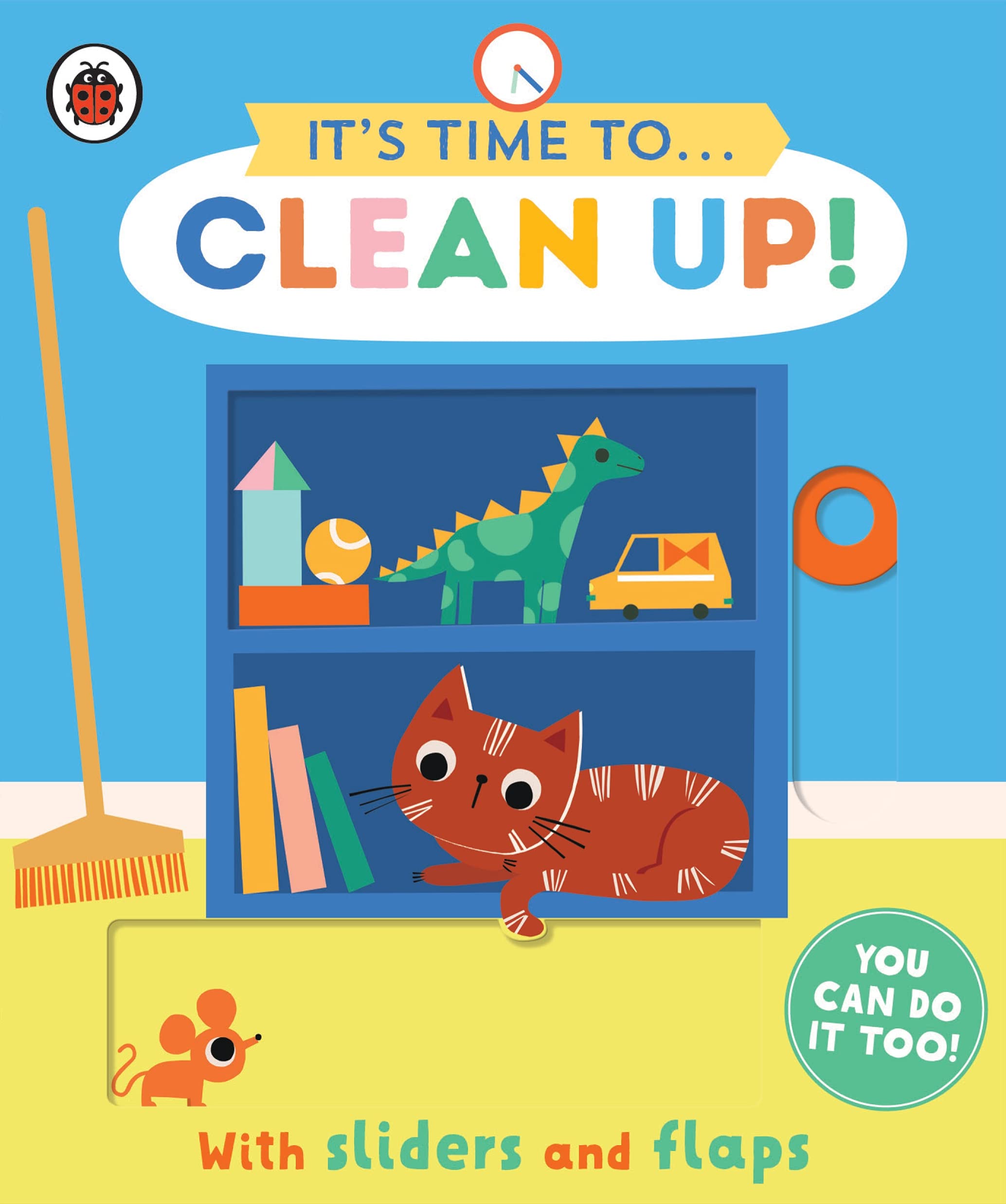 Interactive Clean Up Book for Kids with Sliders and Flaps - Fun Learning Activity for Home & Classroom