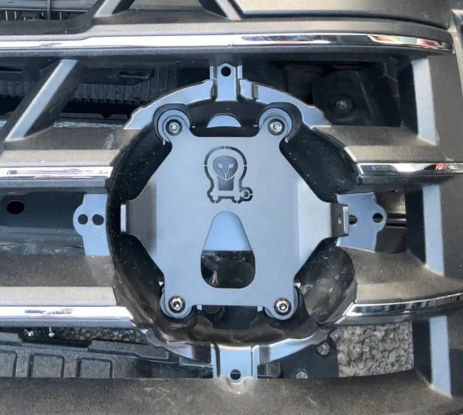 Owl LP4 Grille Light Mount Brackets Compatible with 2023-2024 Ineos Grenadier - Heavy Duty Off-Road LED Light Brackets for Adventure & Overlanding