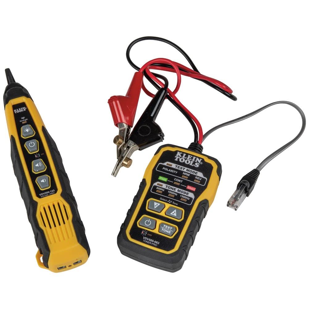 Klein Tools Cable Tester & Tracer Kit for Network Cables - Phone/Internet/Data Testing
