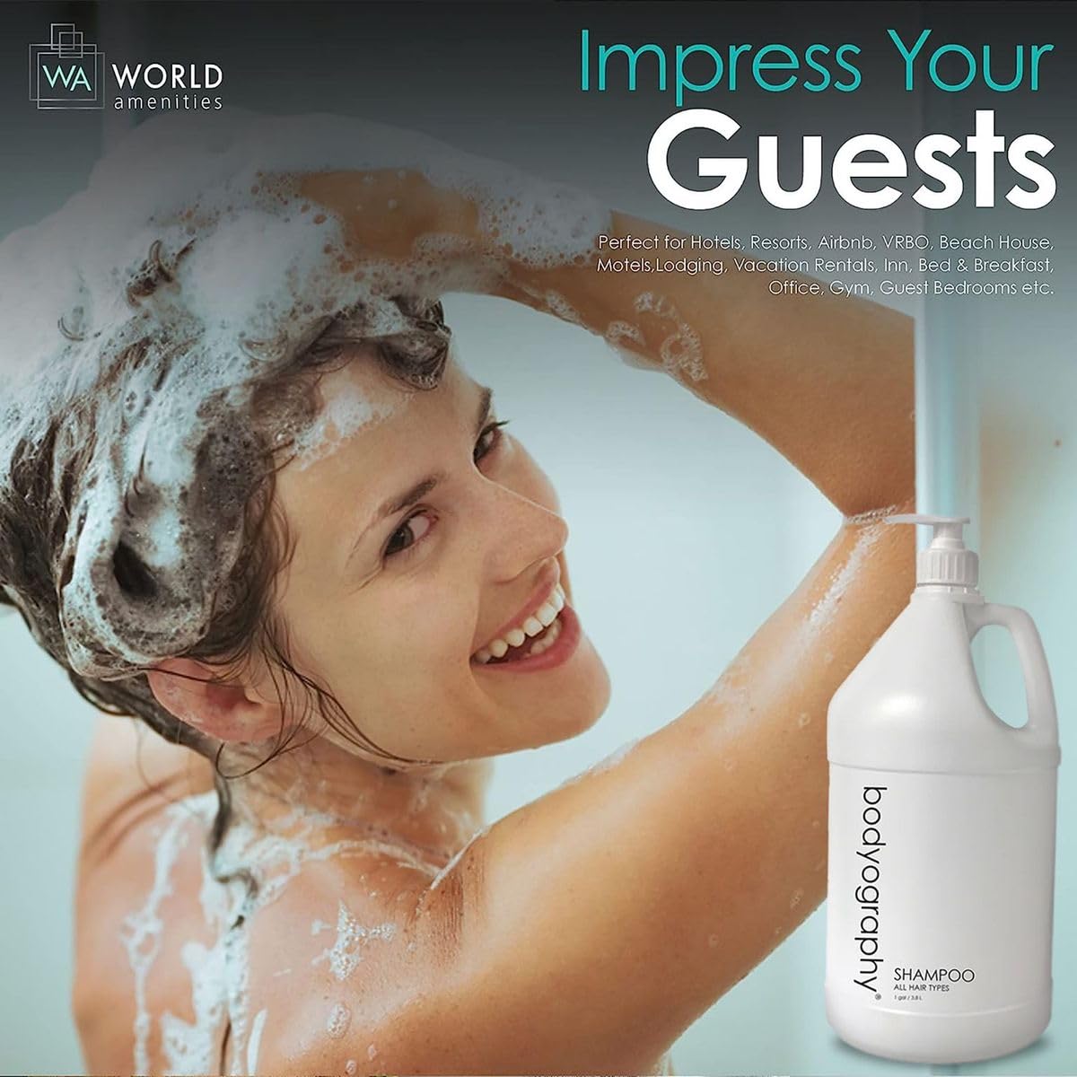 Bodyography Blanc Shampoo - Gentle Cleansing for All Hair Types | Perfect for Daily Use & Salon Styling