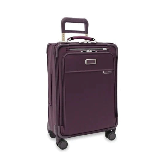 Briggs & Riley Baseline Essential Carry On Spinner Luggage - Lightweight Expandable Suitcase for Business Travel & Weekend Getaways | TSA Lock & Durable Polycarbonate Shell