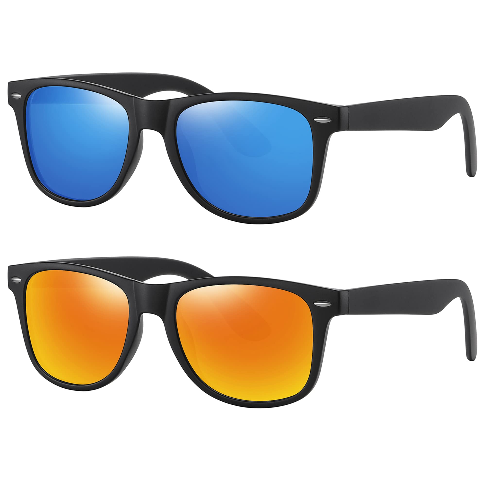 MEETSUN Polarized Sunglasses for Men & Women - Classic Retro UV Protection Driving Shades - Perfect for Outdoor Activities, Beach, Cycling & Fashion Accessories