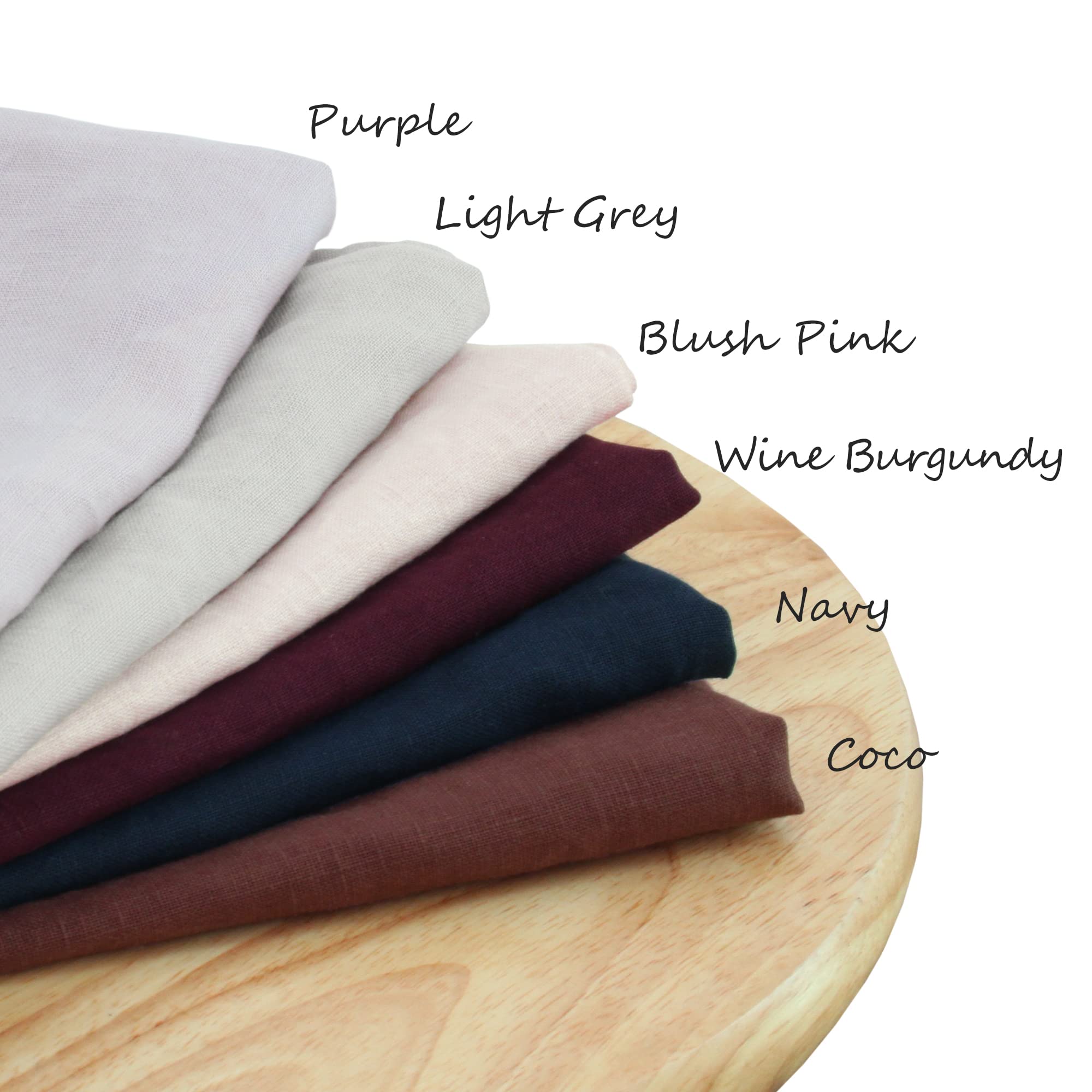 Premium 100% European Flax Linen Kitchen Towels Set of 12 - 14