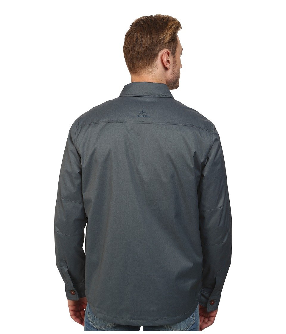 prAna Men's Hardwin Shirt Jacket - Lightweight Outdoor Shirt Jacket for Hiking, Camping & Travel - Breathable Water-Resistant Performance Wear