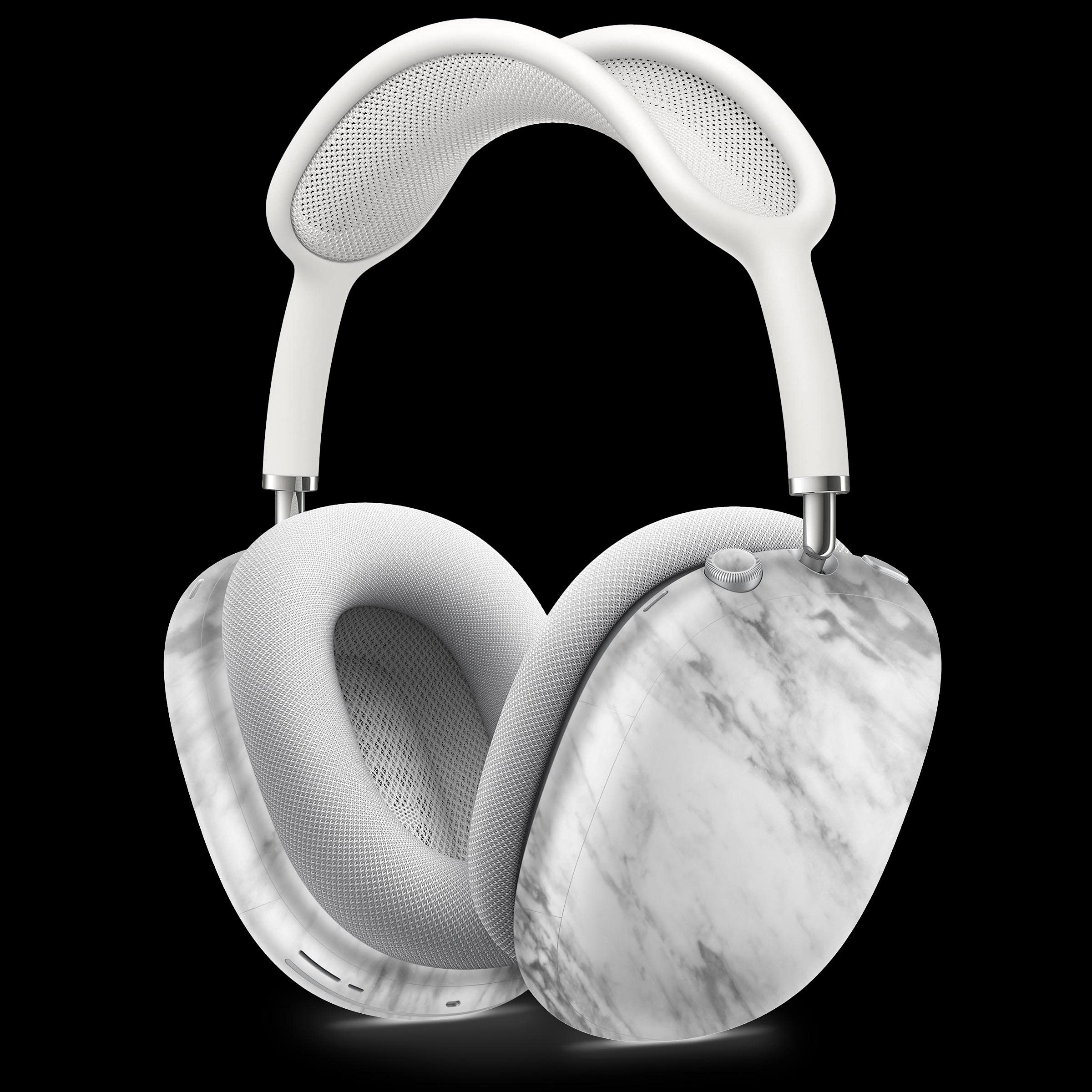 Premium Slate Marble Vinyl Skin Wrap - Full Body Protective Case Cover for Apple AirPods Pro Max | Decorative Sticker Decal | Wireless Bluetooth Headphone Accessory | Perfect for Travel, Work & Gym Use