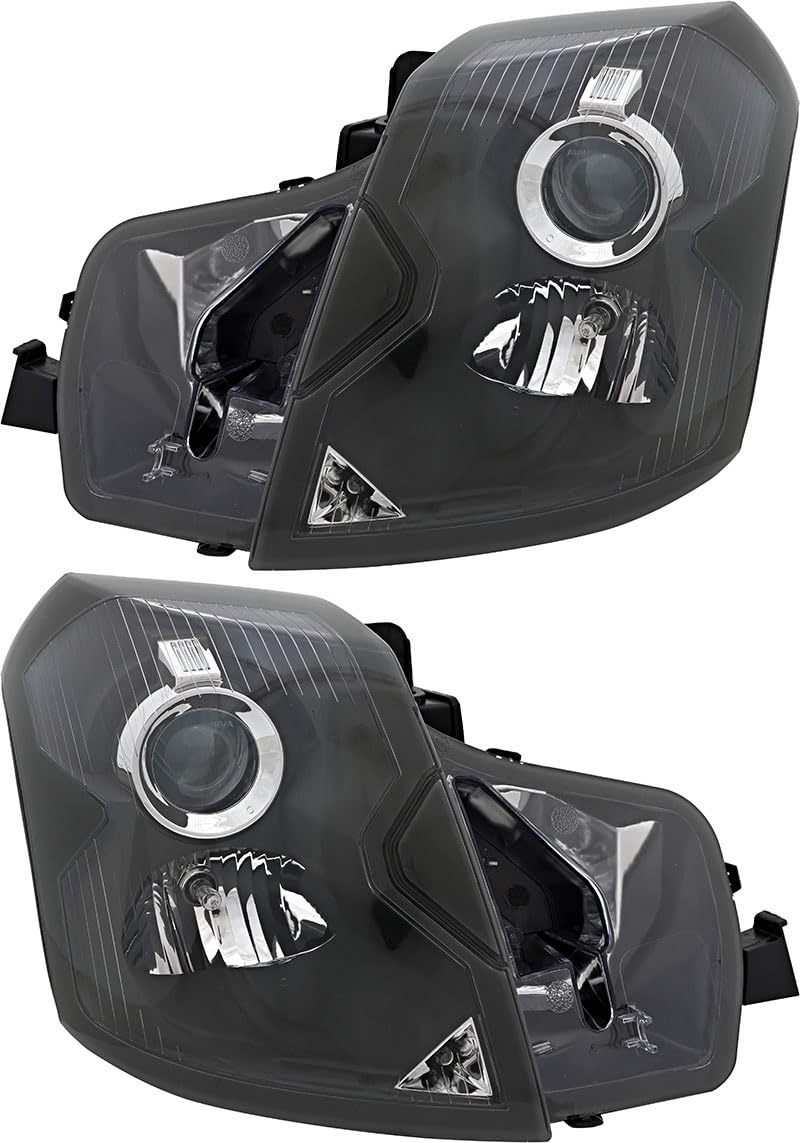 Cadillac CTS Headlight Assembly Replacement - Halogen Headlamp Set for Driver & Passenger Side (2003-2007 Models) | Perfect for Night Driving & Auto Restoration Projects