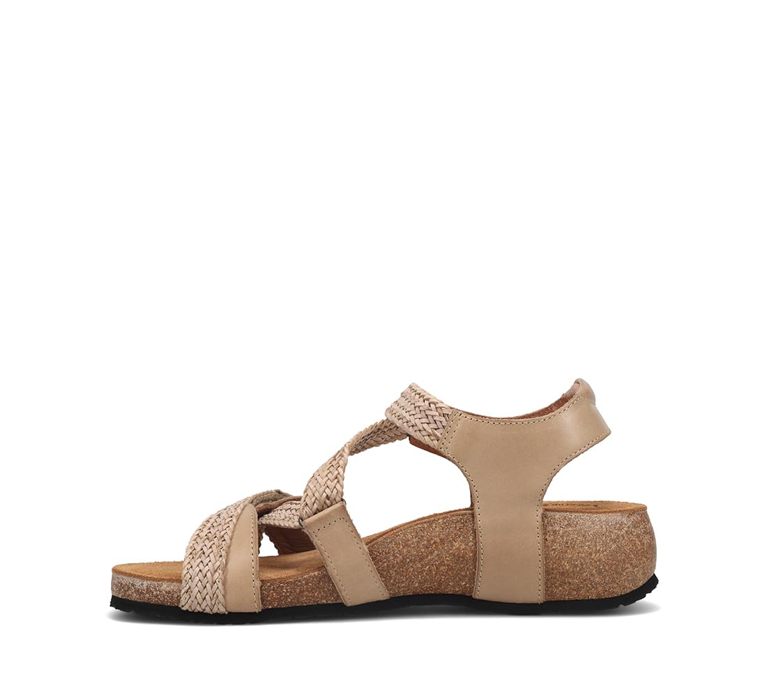 Taos Women's Trulie Comfortable Sandals - Lightweight Walking Shoes with Arch Support for Travel, Beach & Summer Outfits