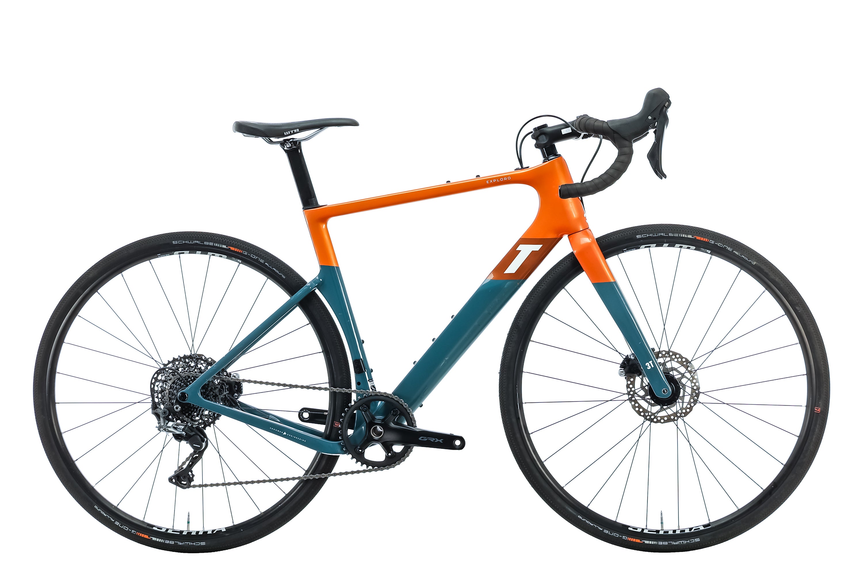 2021 3T Exploro Max GRX 1X Gravel Bike - 54cm Carbon Frame, 1x11 Speed, Adventure & Commuting Ready for Men & Women
