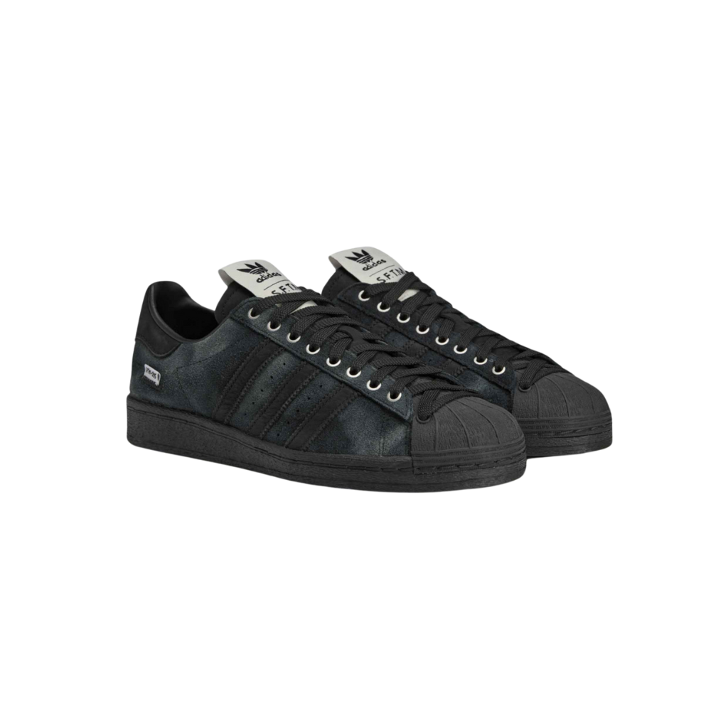 Adidas Superstar Sneakers for Men & Women | Song for the Mute Collaboration in Black | Casual Streetwear & Everyday Fashion Shoes
