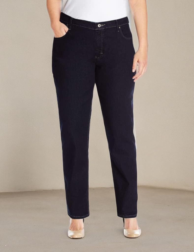 Lee Indigo Women's Classic Fit Jeans - Comfortable Denim Pants for Casual Wear | Perfect for Everyday Outfits, Weekend Errands & Date Nights