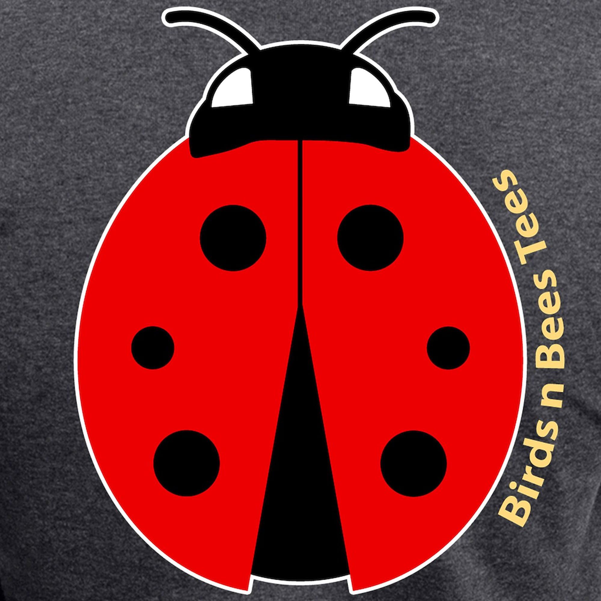 Ladybug Women's Charcoal Pajama Set - Cute & Comfortable Sleepwear for Women | Perfect for Lounging, Sleepovers & Cozy Nights at Home