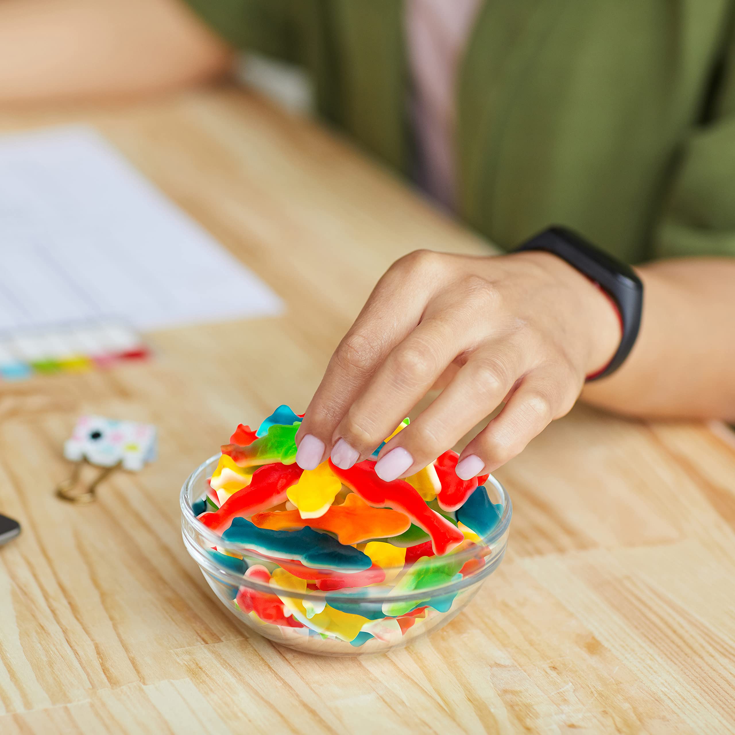 Gummy Sharks Candy - 11oz Pack - Assorted Fruit Flavors - Perfect for Birthday Parties, Movie Nights & Snack Time