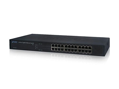 GSW-2401 24-Port Gigabit Ethernet Switch 10/100/1000Mbps - High-Speed Network Switch for Office, Home & Gaming | Plug & Play Setup | Desktop or Rack Mountable