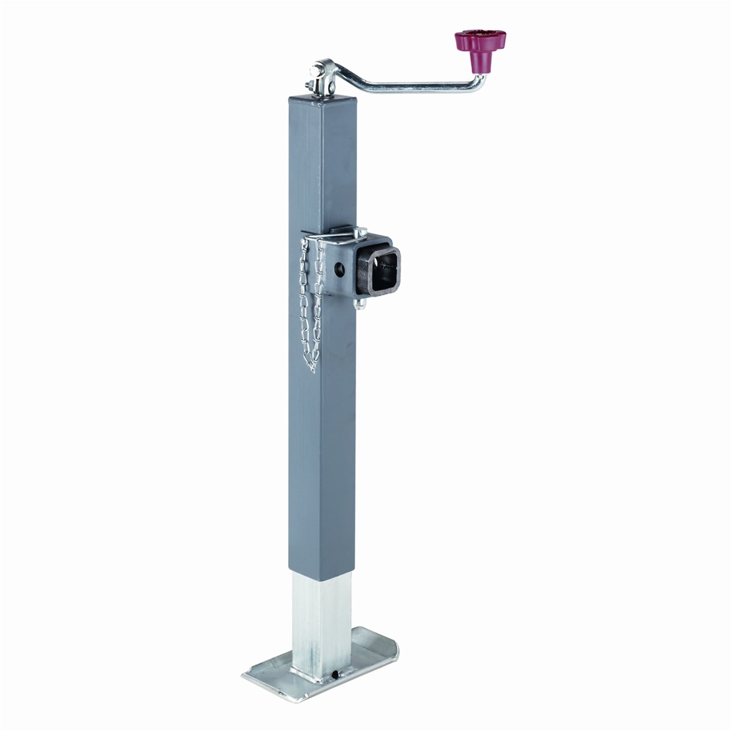 Bulldog 195312 TWL 195 DTSXFQ Square Tube Trailer Jack with Pin & Clip, 15