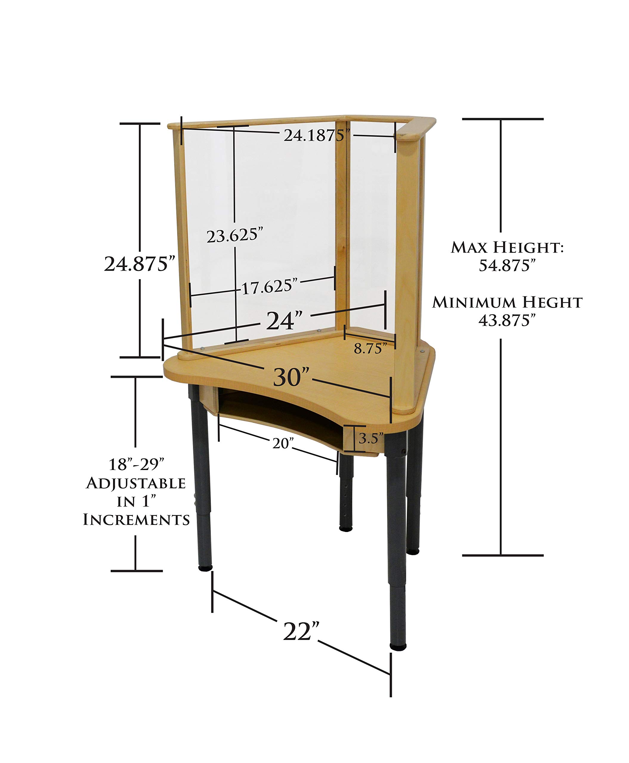 Wooden Synergy Desk 24