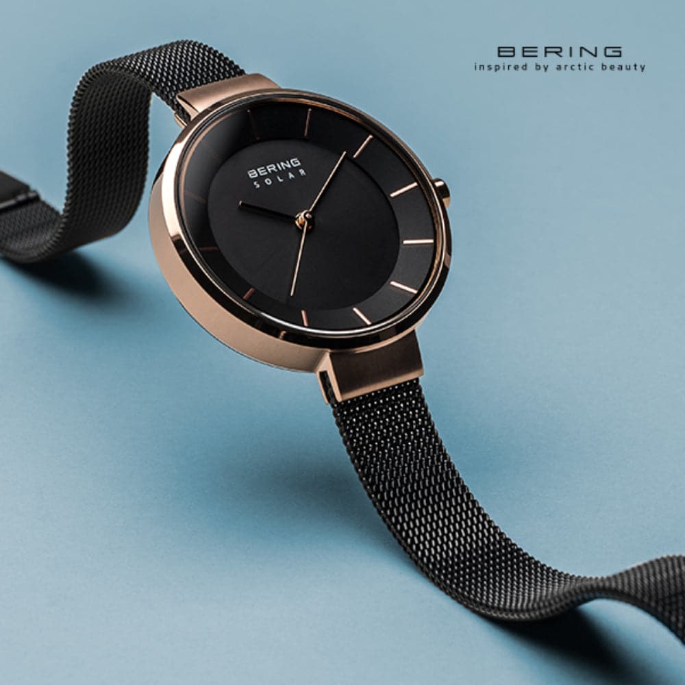 BERING 14631 166 Women's Watch - Elegant Stainless Steel & Crystal Design - Perfect for Office, Party & Everyday Wear