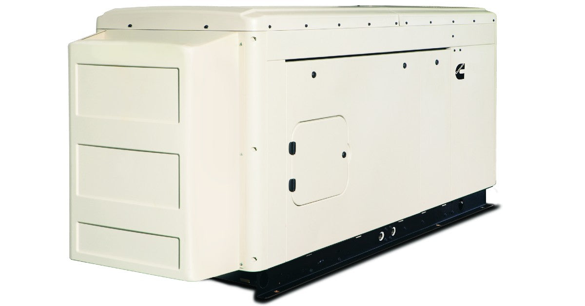 Cummins RS36 36kW Quiet Connect™ Series Liquid Cooled 3-Phase 120/208V Standby Generator - LP/NG Compatible (Model A051Y418) for Home Backup Power During Outages & Emergency Use