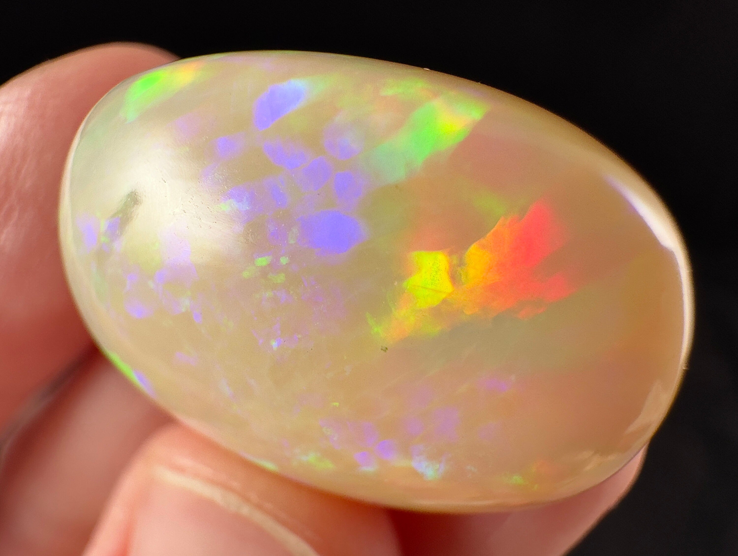 AAA Welo Opal Cabochon - Premium Natural Opal Gemstone for Jewelry Making (54595) | Perfect for Rings, Pendants & DIY Craft Projects