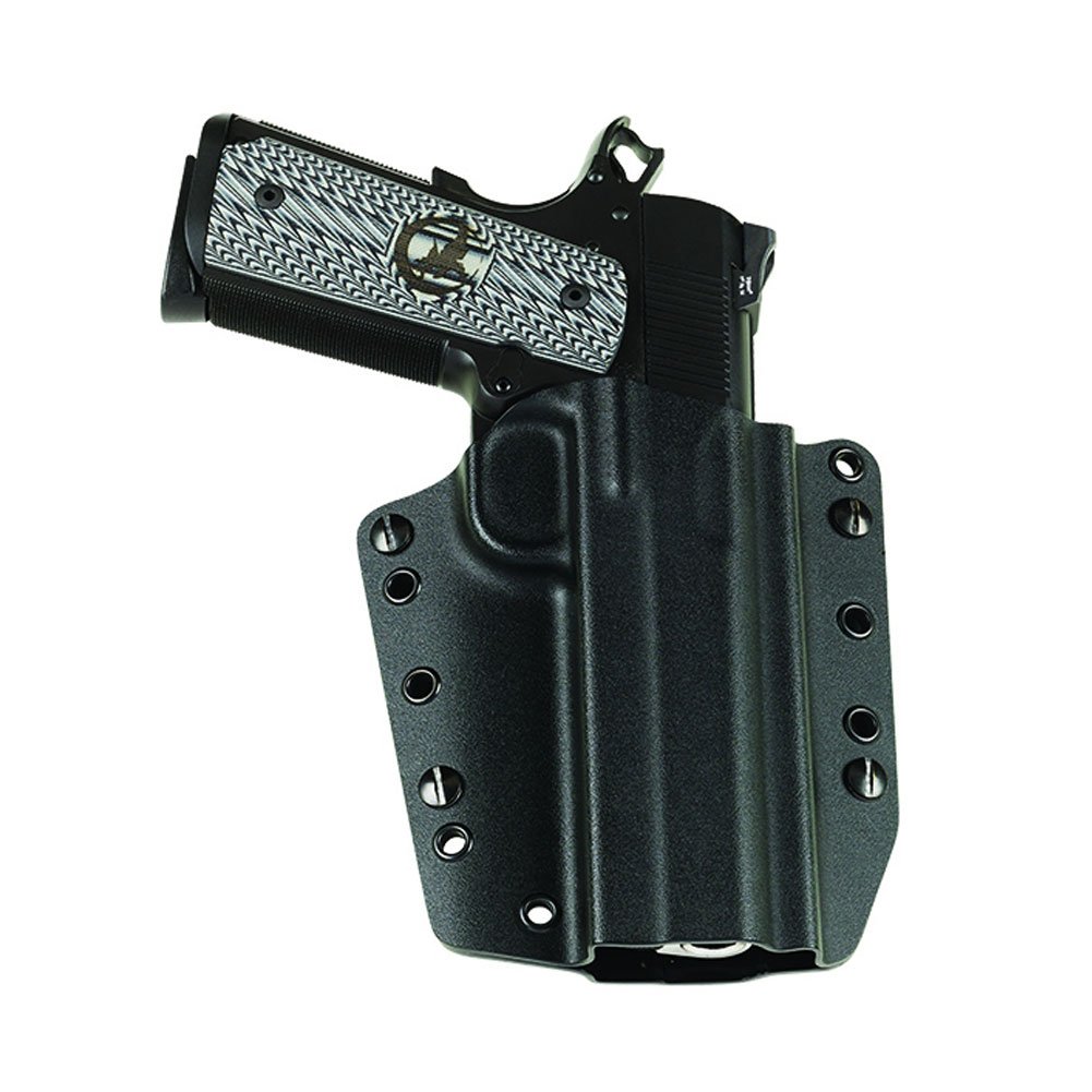 Galco Corvus Inside/Outside Waistband Belt Holster for Smith & Wesson M&P Compact 9mm/40 - Right Hand, Black - Concealed Carry & Everyday Use
