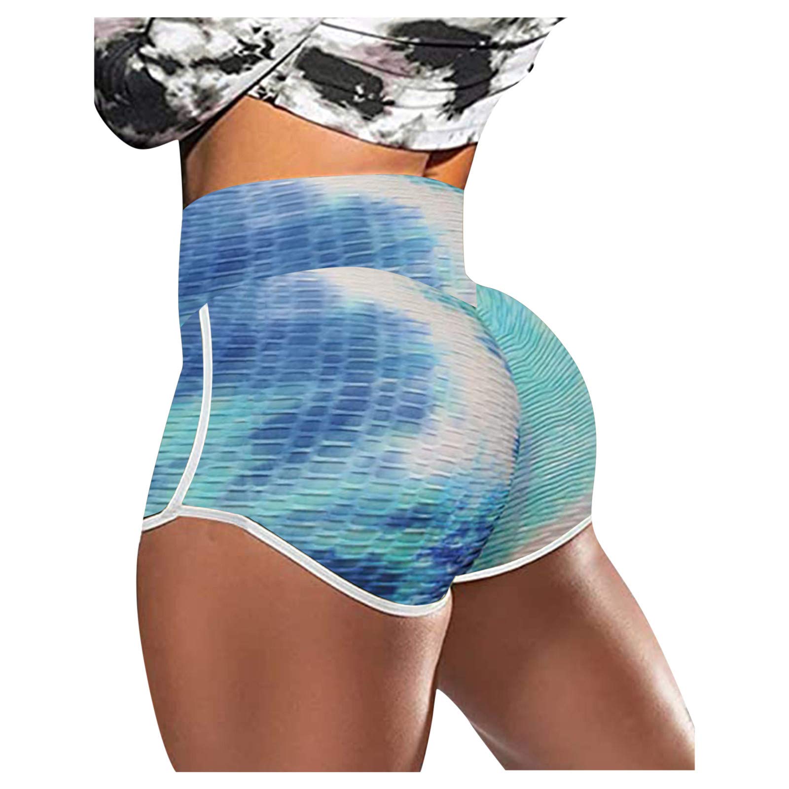 Women's High Waist Booty Lifting Biker Shorts for Yoga & Workout