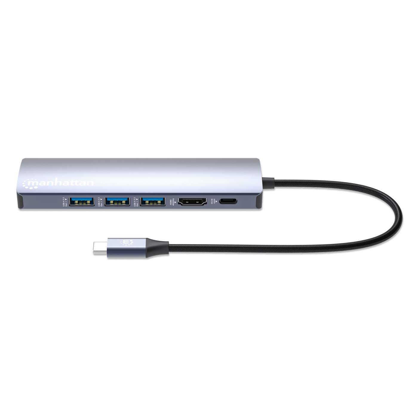 6-in-1 USB C Docking Station with Power Delivery & 4K HDMI - Multi-Port Hub for MacBook Pro, Dell XPS, Surface Pro - Perfect for Home Office, Gaming & Video Conferencing