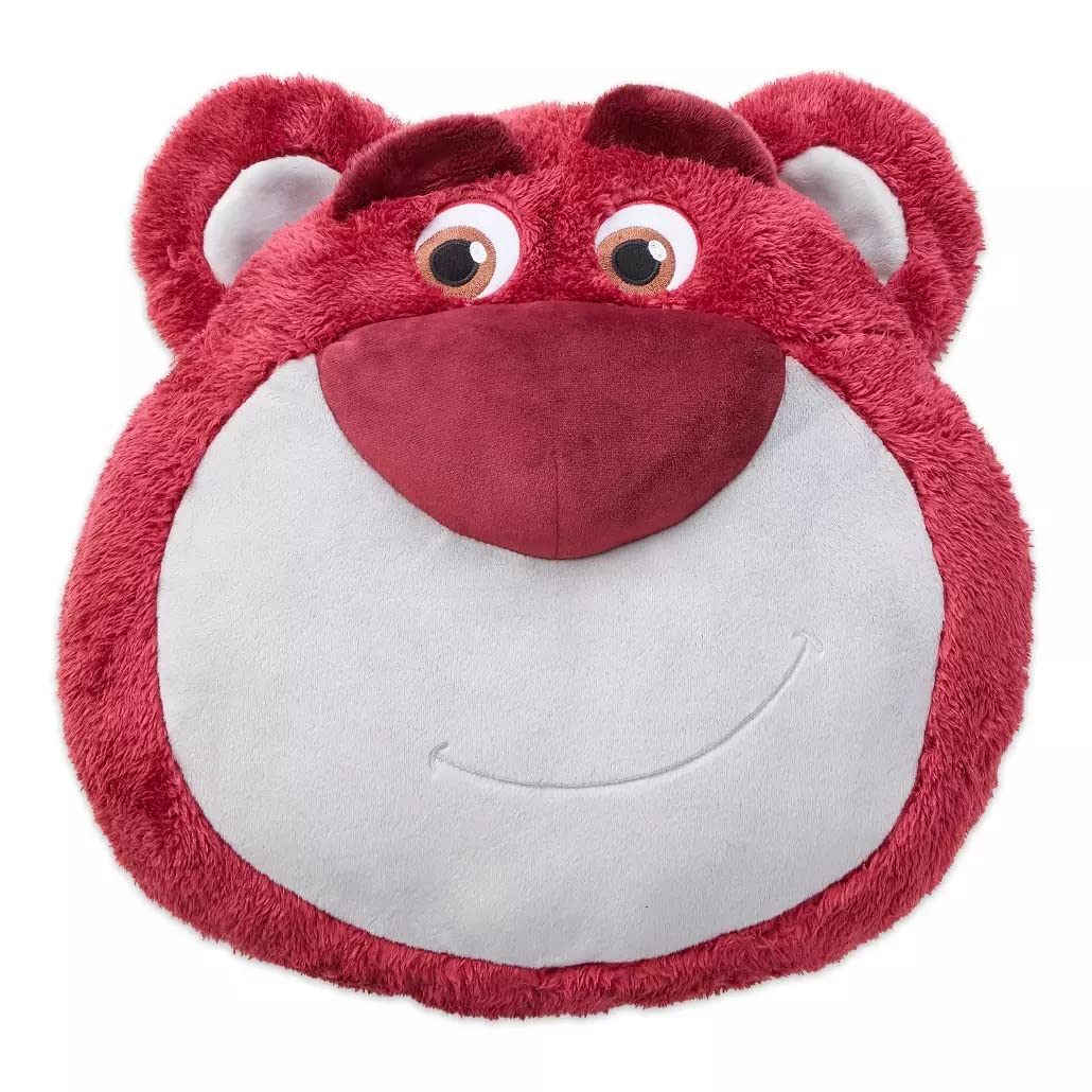 Lotso Plush Pillow - Soft Huggable Stuffed Animal from Toy Story 3 - Perfect for Kids' Bedroom Decor, Movie Night Cuddles & Disney Collectibles