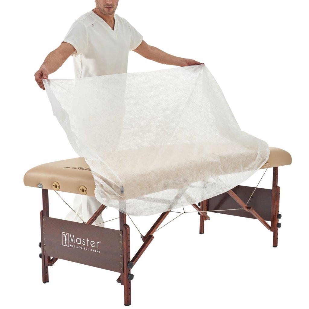 Disposable Massage Table Covers (Pack of 10) - Waterproof & Hygienic Fitted Sheets for Professional Spa, Salon, and Home Use - Perfect for Deep Tissue, Swedish, and Sports Massage Therapy