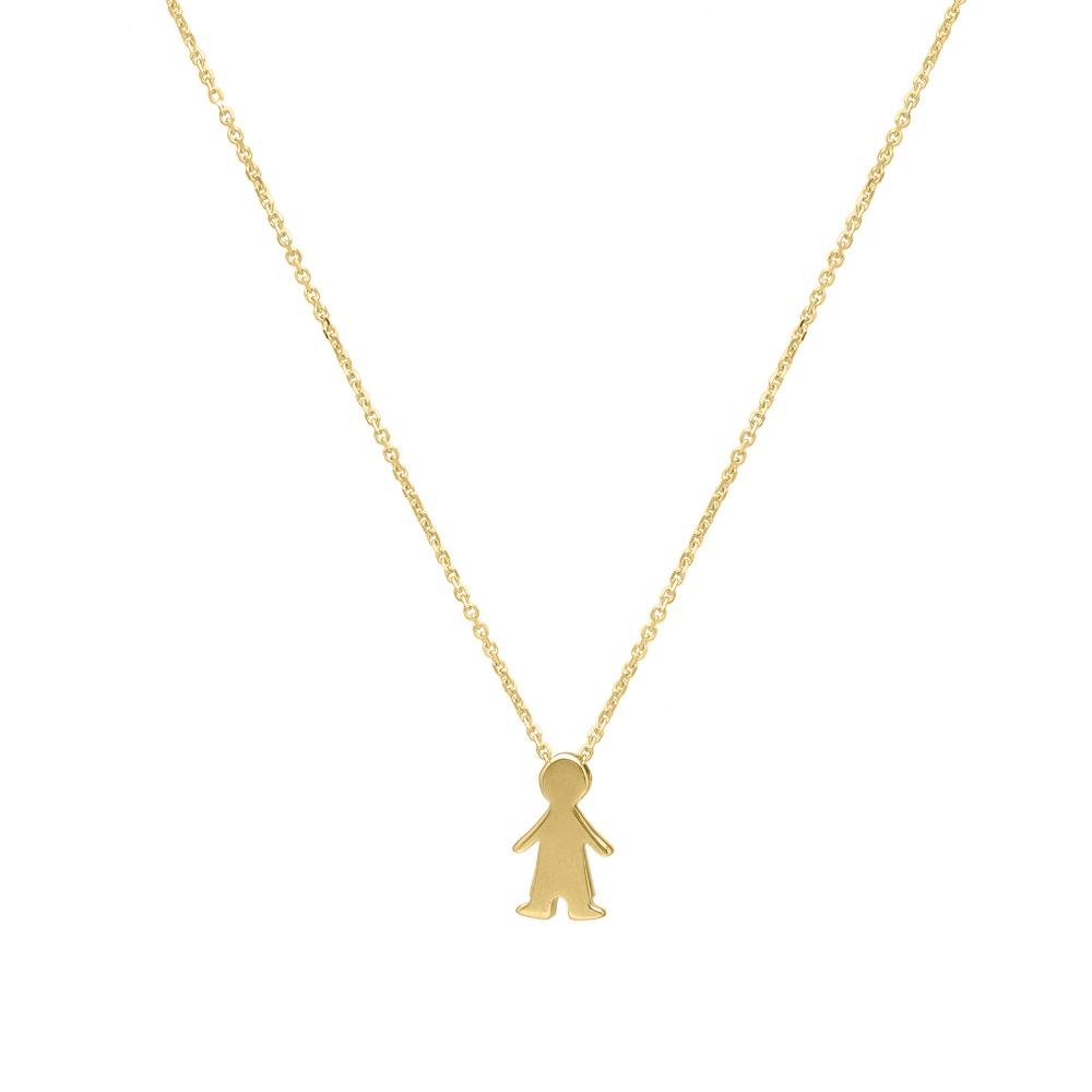 14K Gold Boys Necklace - Durable & Hypoallergenic Jewelry for Kids - Perfect for Birthdays, Gifts & Special Occasions