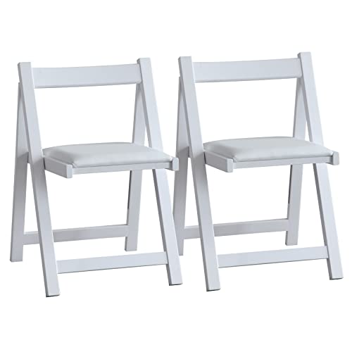 White With Seat Cushion