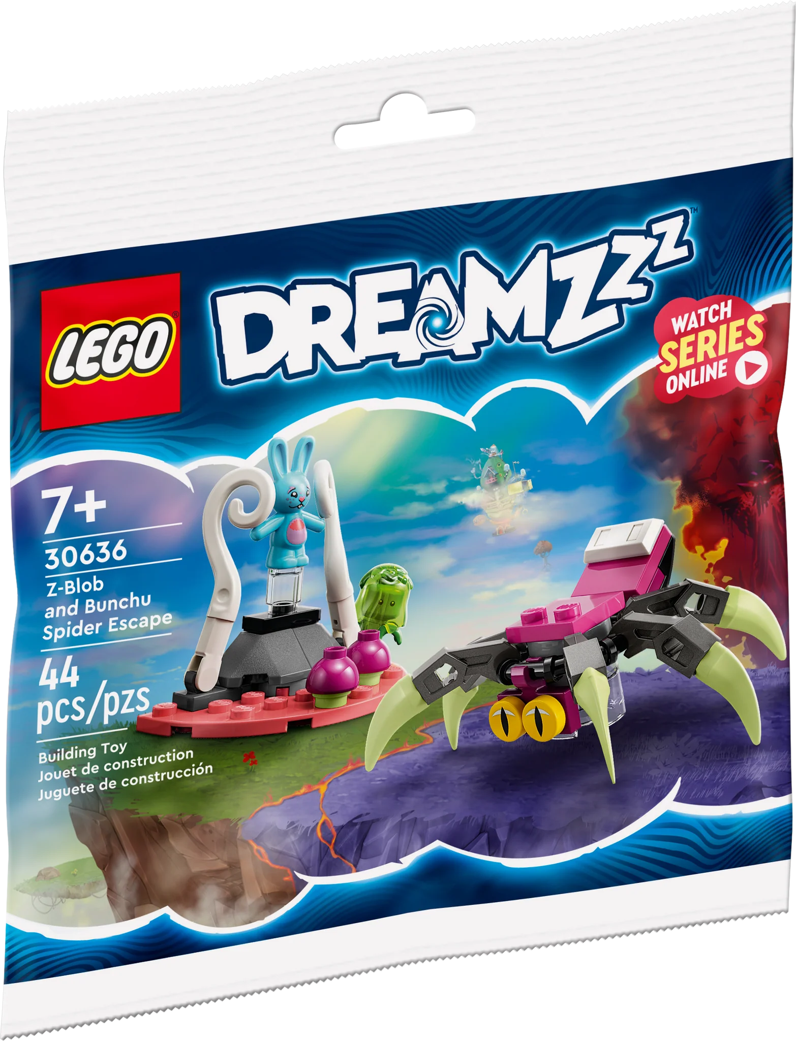 LEGO® DREAMZzz™: Z Blob and Bunchu Spider Escape Building Set - Creative Construction Toy for Kids Ages 7+ - Perfect for Imaginative Play and Adventure Storytelling