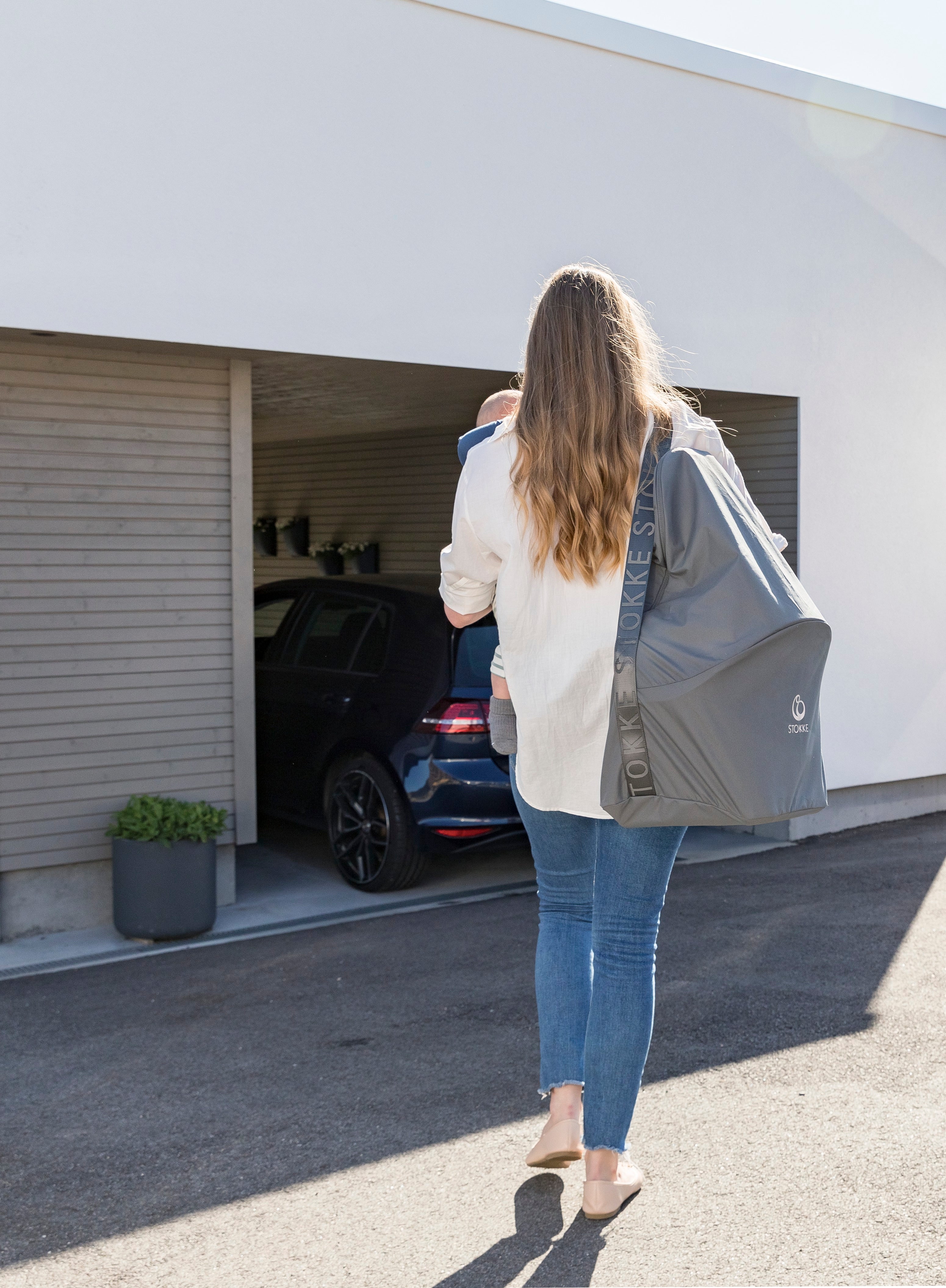 Stokke Clikk Travel Bag - Lightweight & Durable Diaper Bag for Parents on the Go | Perfect for Air Travel, Road Trips & Everyday Use