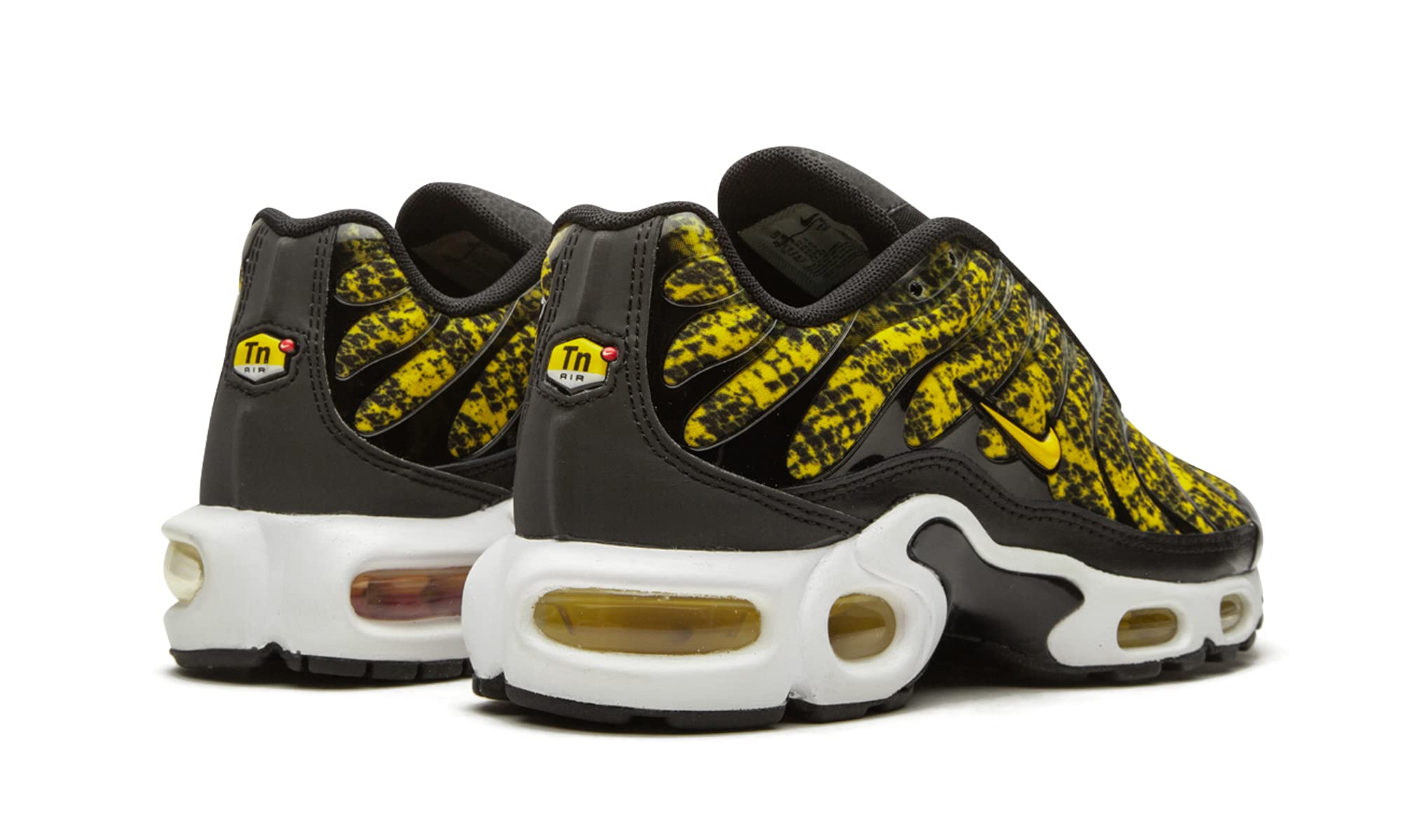 Nike Women's Air Max Plus Running Shoes - Yellow Snakeskin Design (Style CT1555-001) | Comfortable Athletic Sneakers for Gym, Workout & Casual Wear