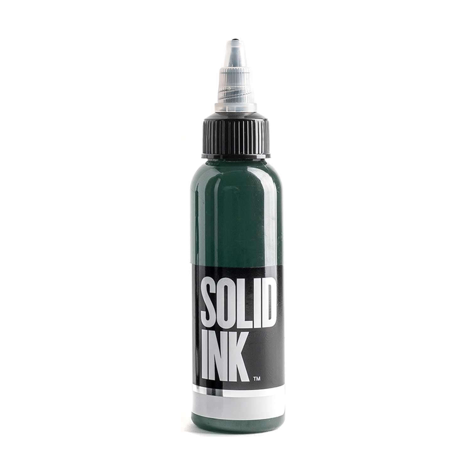 Premium Dark Green Solid Ink - 1 oz. Bottle for Calligraphy, Stamping & DIY Crafts | High-Quality Pigment Ink for Artists, Scrapbooking & Card Making